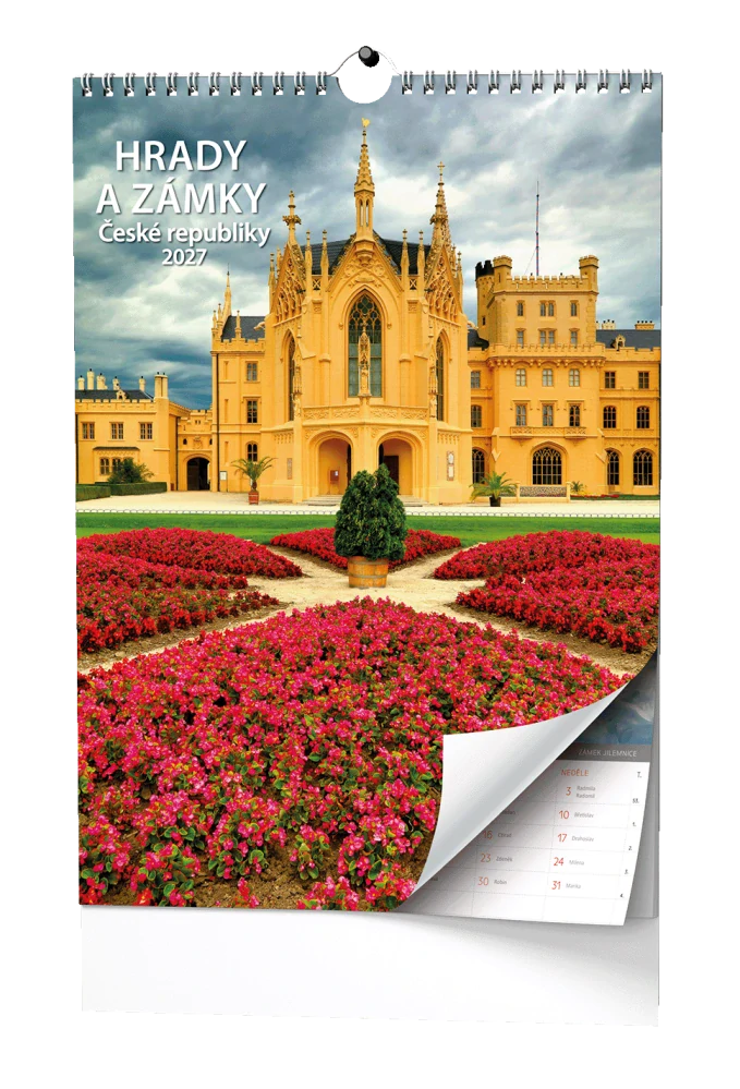 Kalendář nástěnný Hrady a zámky České republiky BNS1