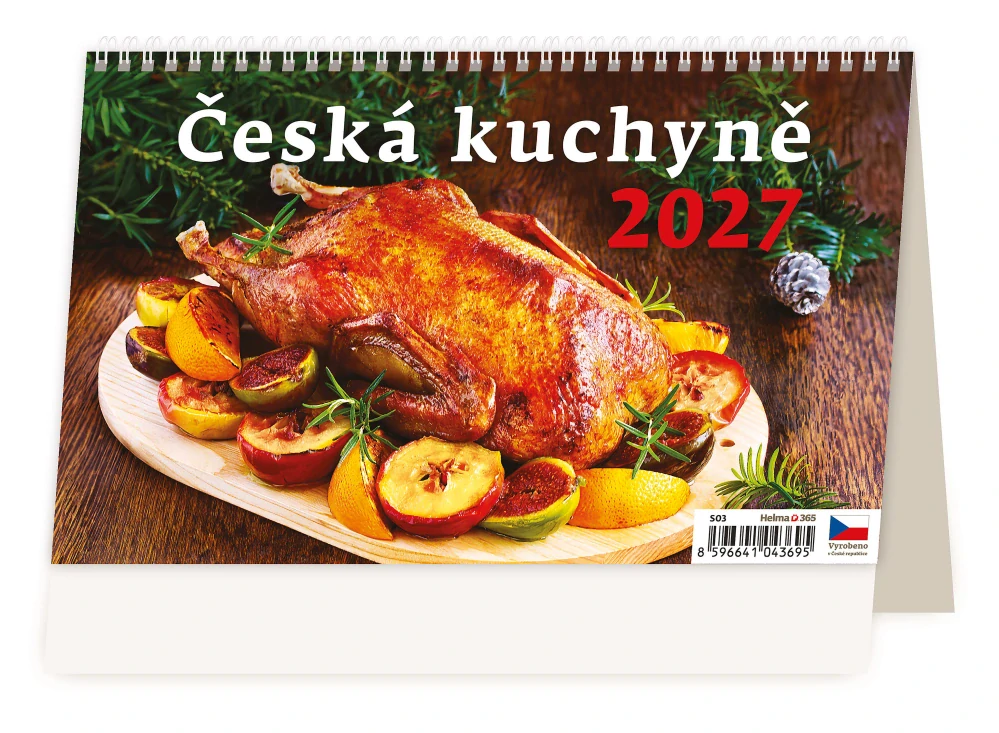 Kalendář stolní Česká kuchyně S03