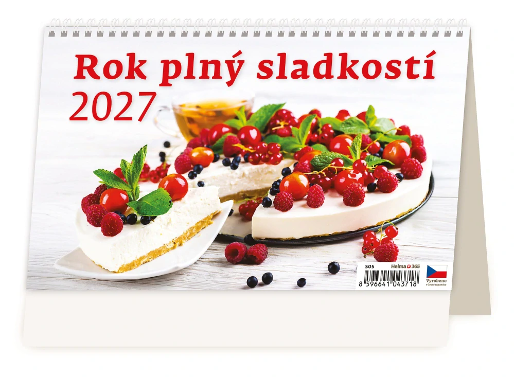 Kalendář stolní Rok plný sladkostí S05