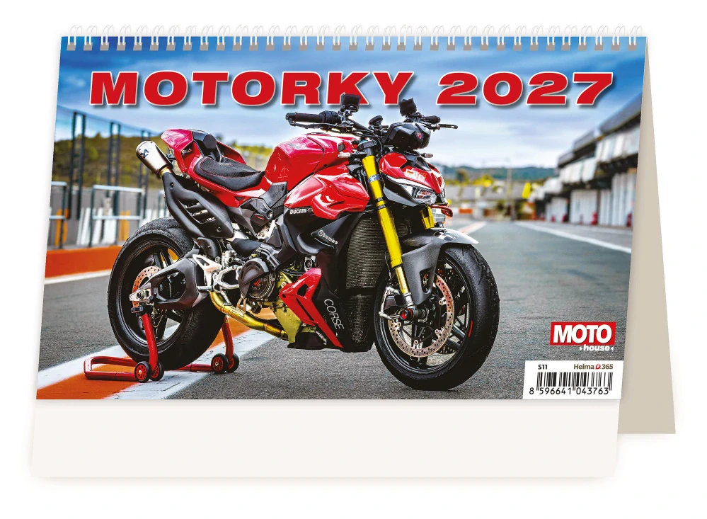 Kalendář stolní Motorky S11
