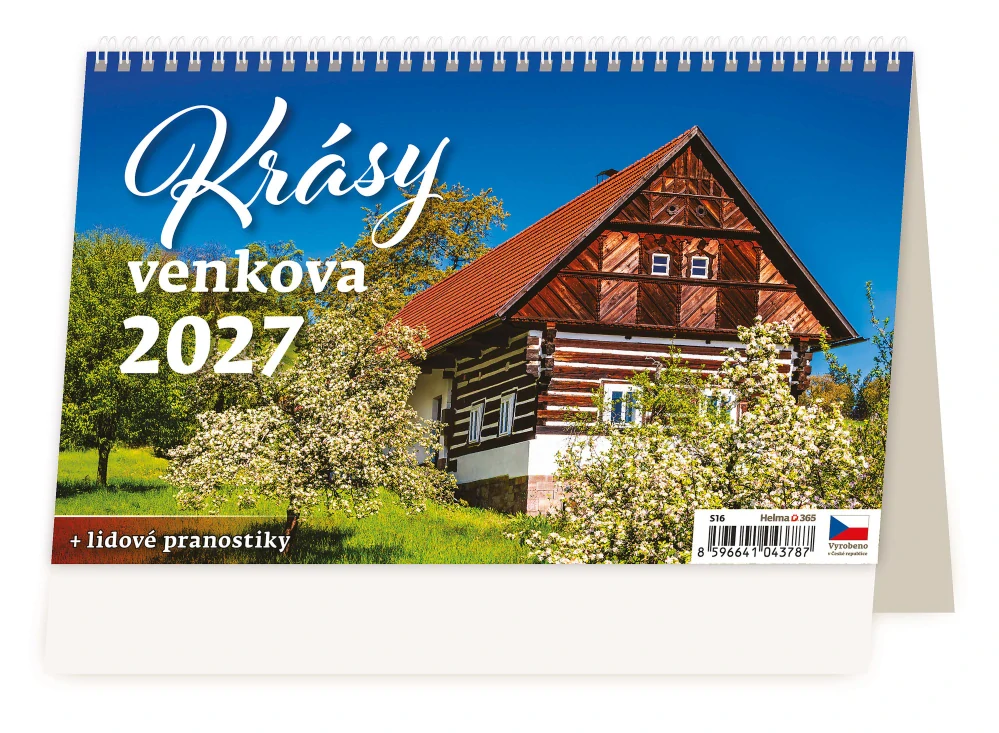 Kalendář stolní Krásy venkova S16