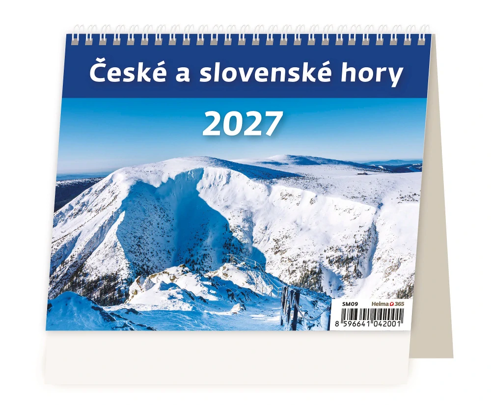 Kalendář stolní České a slovenské hory SM09