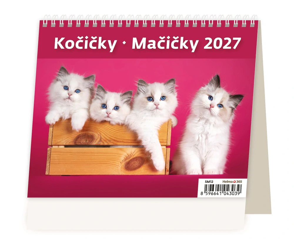 Kalendář stolní Kočičky SM12