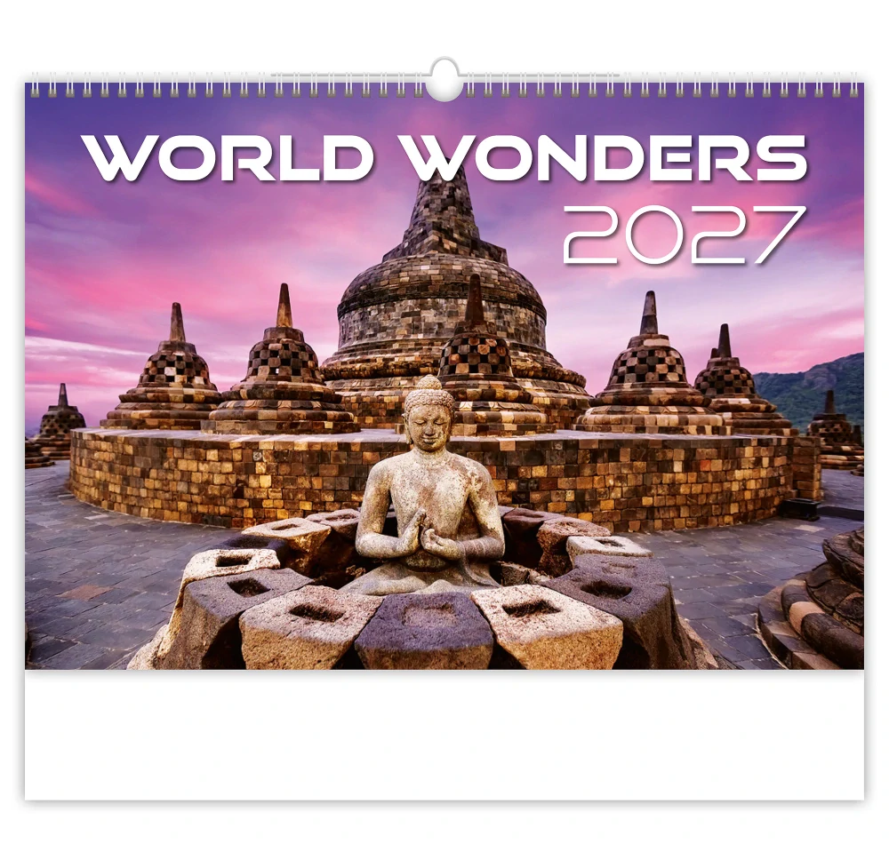 Kalendář nástěnný World Wonders N136