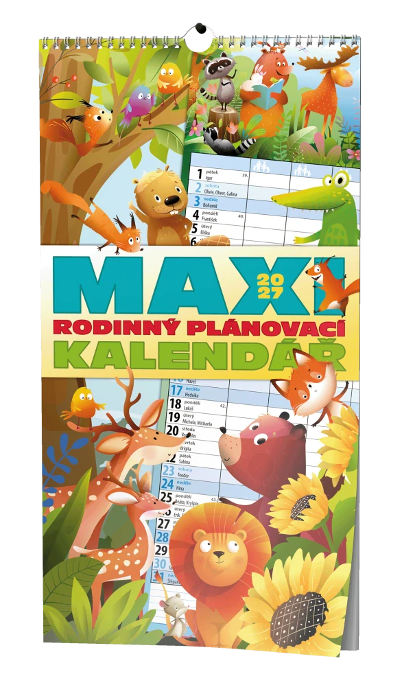 Kalendář nástěnný MAXI Rodinný plánovací BNC10
