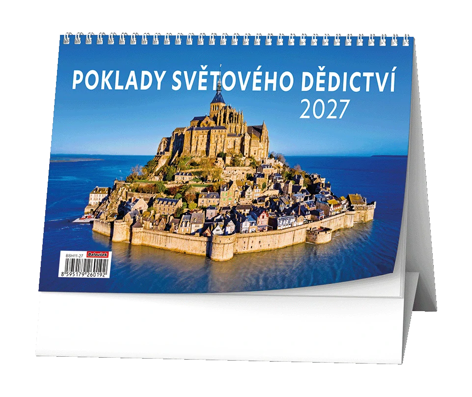 Kalendář stolní Poklady světového dědictví BSH11