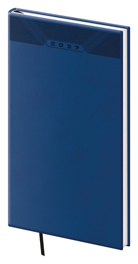 Diář týdenní kapesní A6 Print Classic modrý