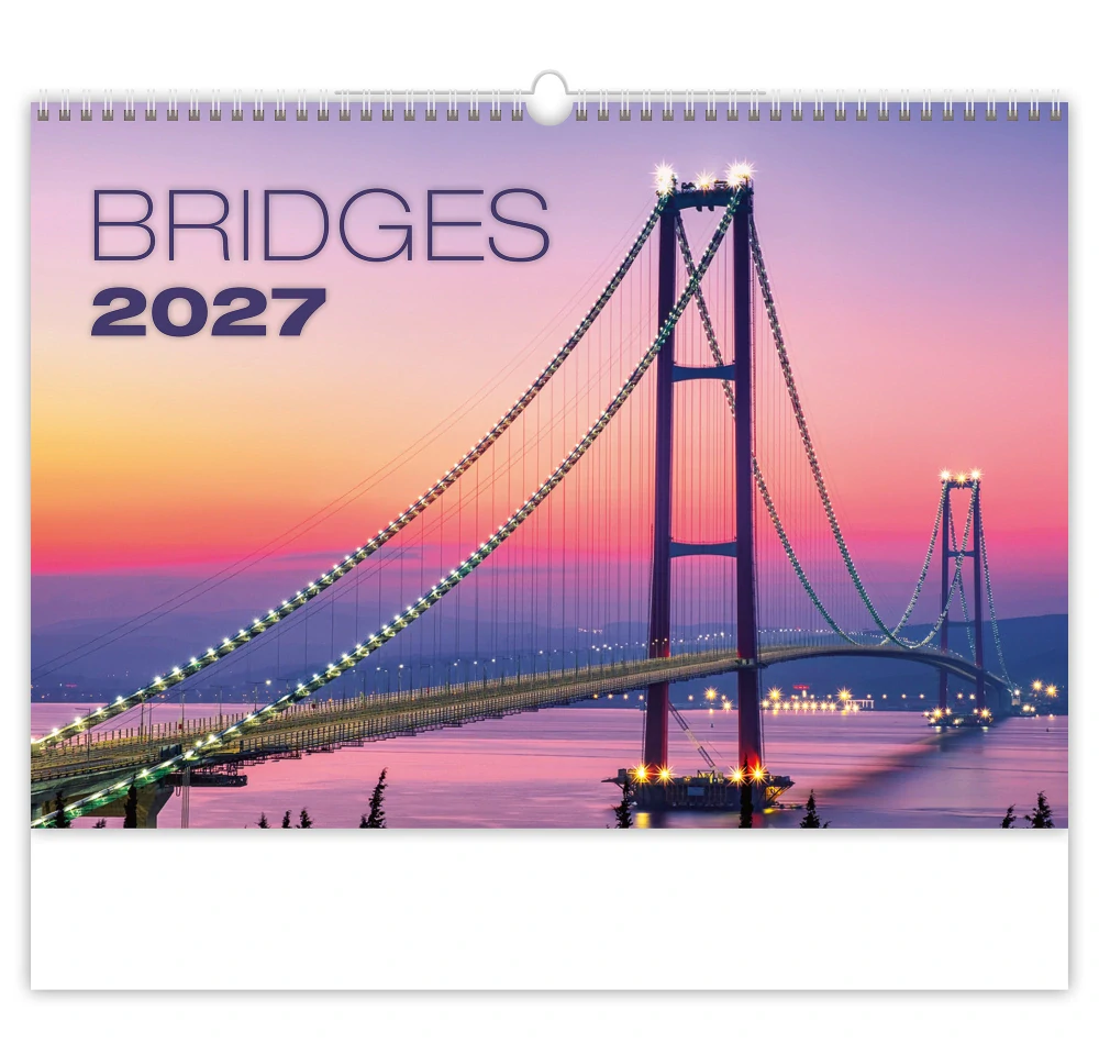 Kalendář nástěnný Bridges N129