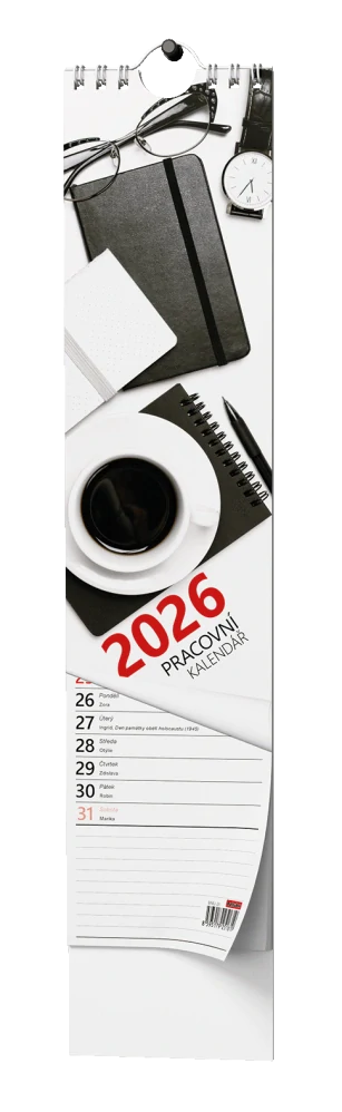 Kalendář nástěnný Pracovní - Vázanka