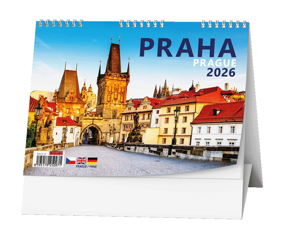 Kalendář stolní Praha BSH0
