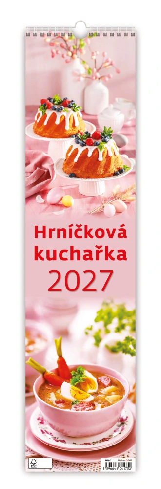 Kalendář nástěnný Hrníčková kuchařka - Vázanka