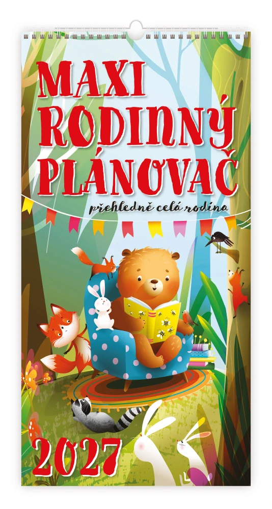 Kalendář nástěnný Rodinný plánovač MAXI N201