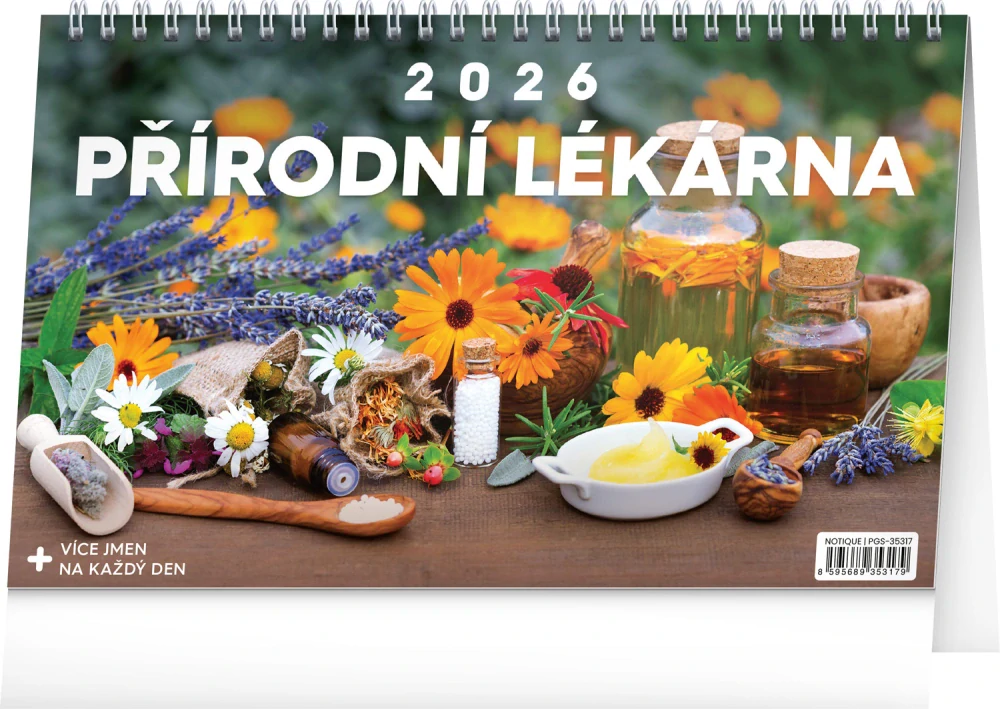 Kalendář stolní Přírodní lékárna PGS-35317