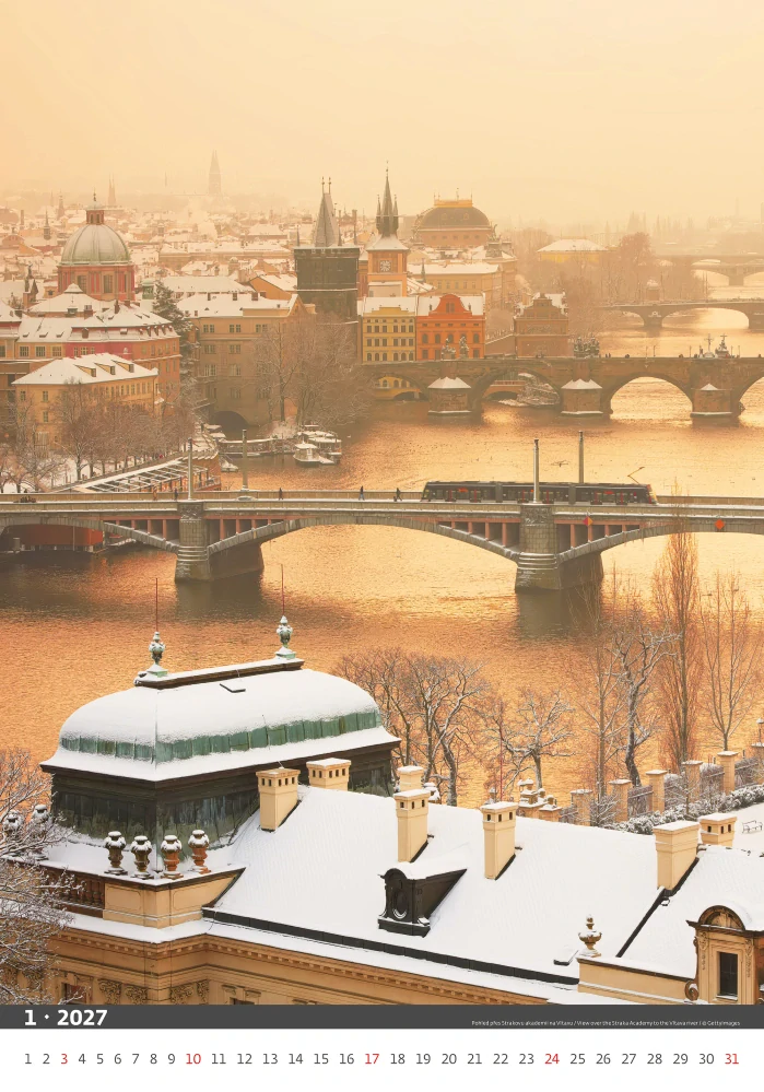 Kalendář nástěnný Praha N103