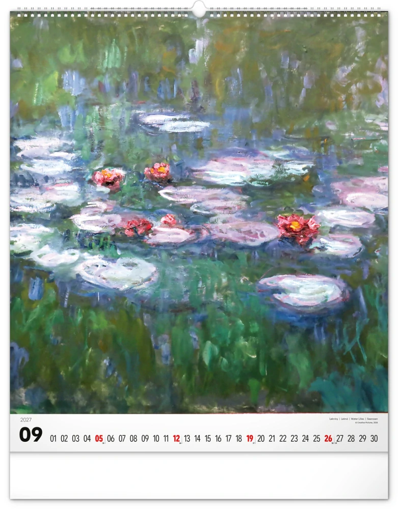 Kalendář nástěnný Claude Monet PGN-36364