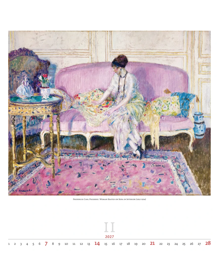 Kalendář nástěnný Impressionism N255