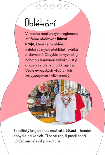Oblékáme maďarské panenky - Sára