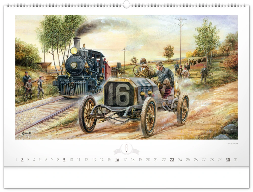 Kalendář nástěnný Oldtimers PGN-35192