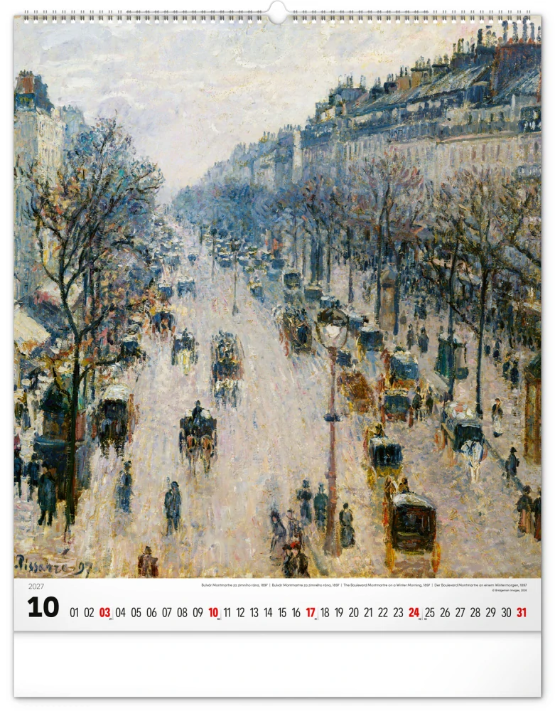 Kalendář nástěnný Impressionism PGN-36363
