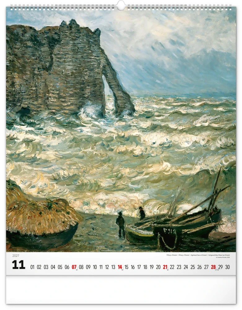 Kalendář nástěnný Claude Monet PGN-36364