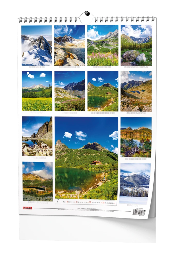 Kalendář nástěnný Tatry BNF9