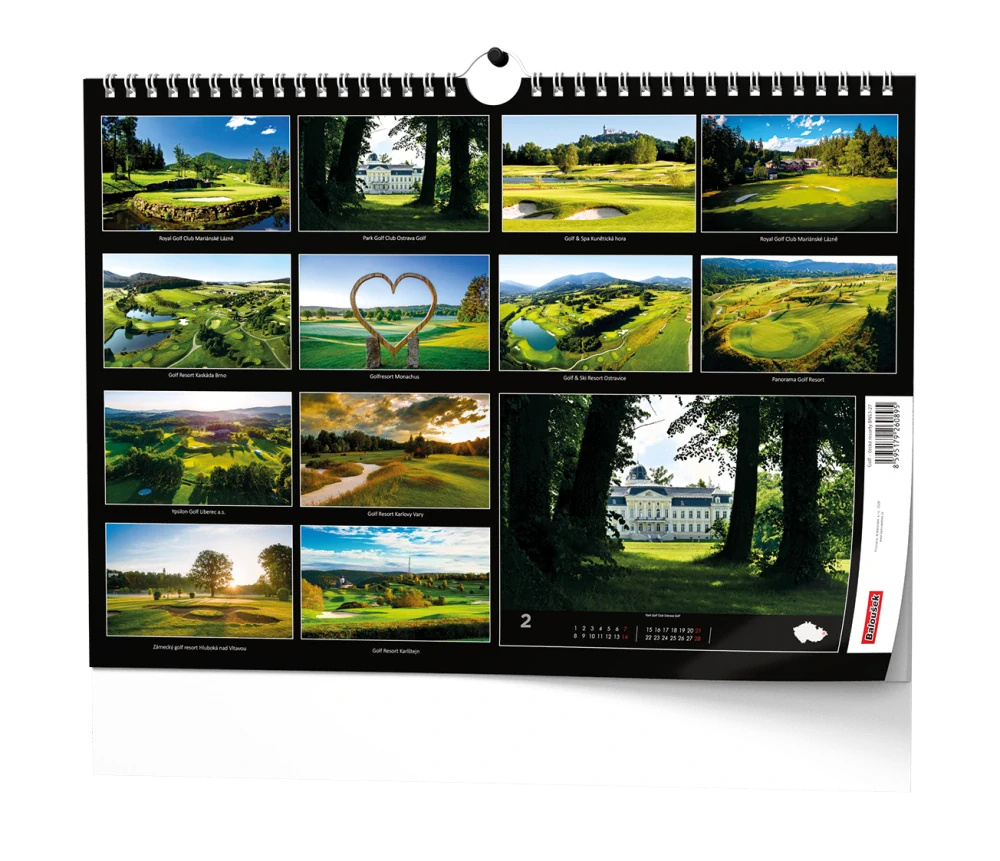 Kalendář nástěnný Golf BNS3