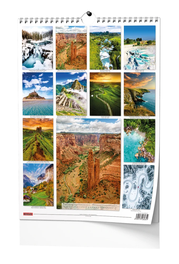 Kalendář nástěnný Beautiful World BNF6