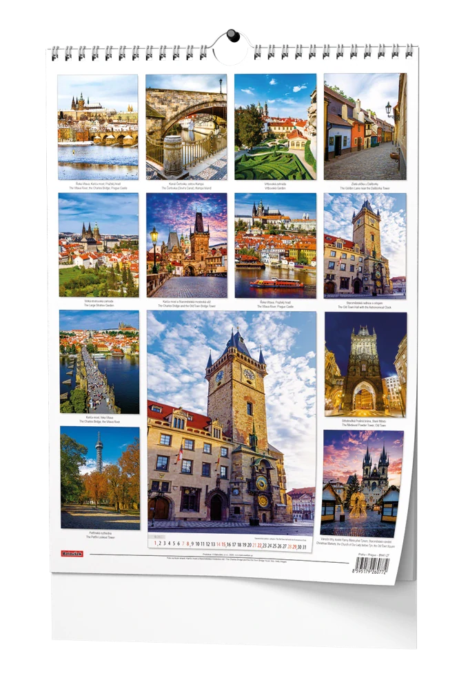 Kalendář nástěnný Praha BNK1
