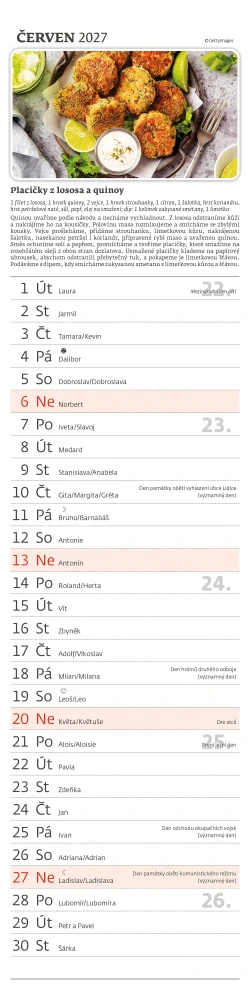 Kalendář nástěnný Hrníčková kuchařka - Vázanka