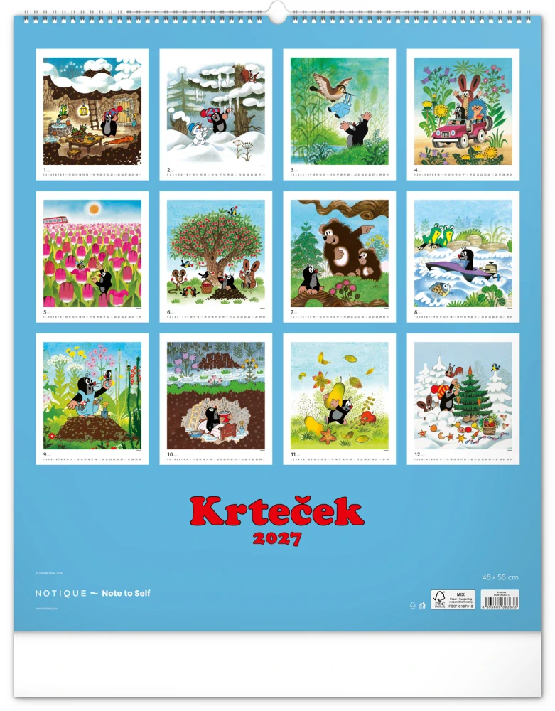 Kalendář nástěnný Krteček PGN-36367