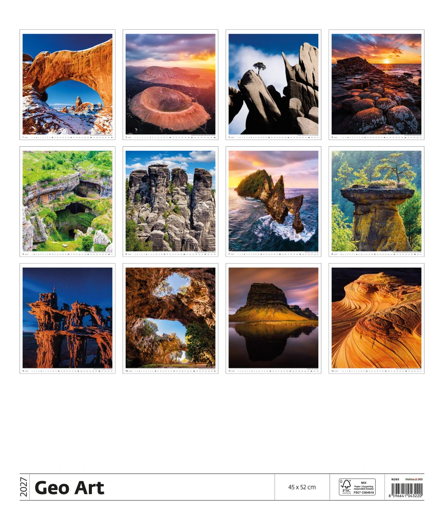 Kalendář nástěnný Geo Art N265