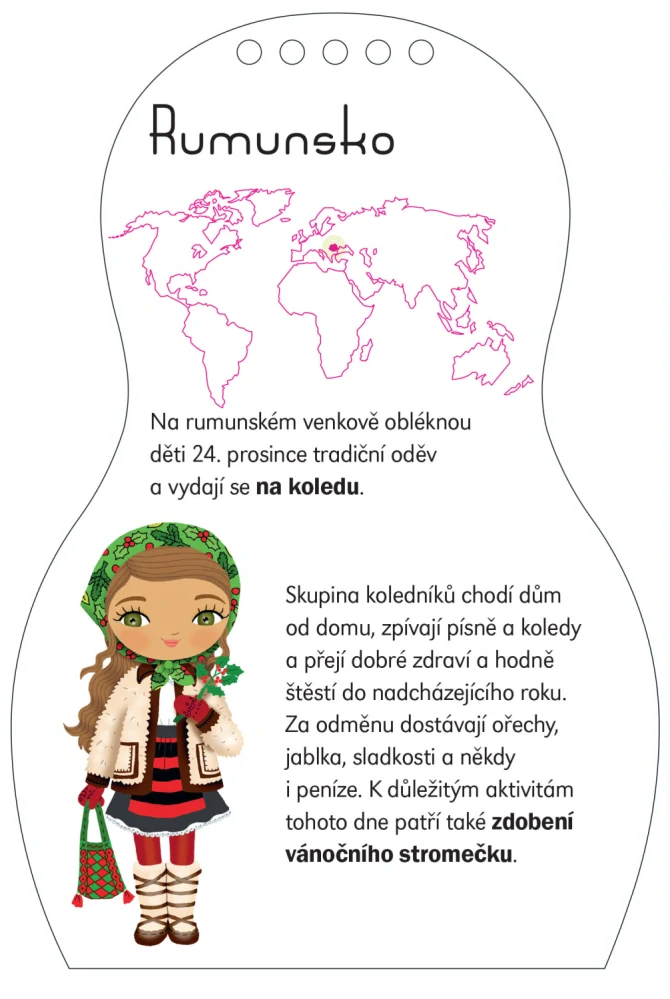 Oblékáme panenky - Vánoce