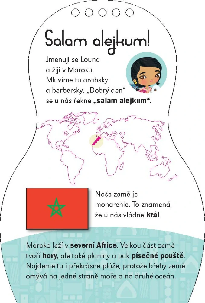 Oblékáme marocké panenky - Louna