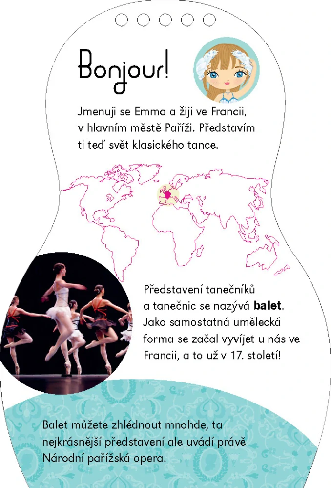 Oblékáme baletky - Emma