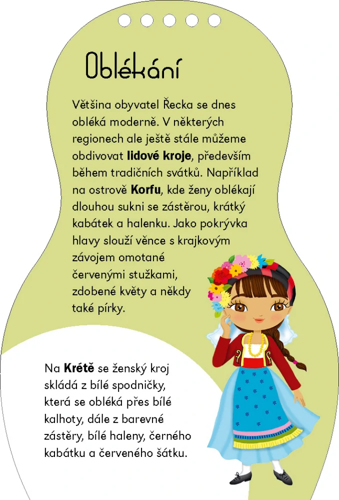 Oblékáme řecké panenky - Elena