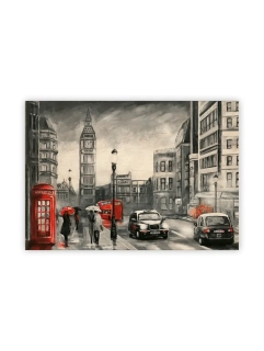 Dřevěný obraz London