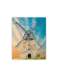 Dřevěný obraz Windmill