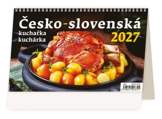 Kalendář stolní Česko-slovenská kuchařka S04