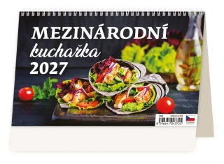 Kalendář stolní Mezinárodní kuchařka S06