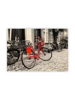 Dřevěný obraz Bicycle