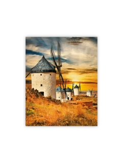 Dřevěný obraz Mills