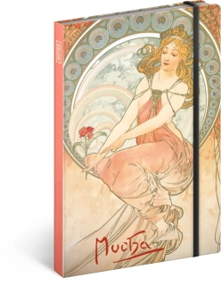 Notes linkovaný Alfons Mucha - Malířství