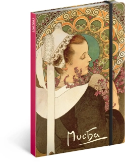 Notes čistý Alfons Mucha - Vřes