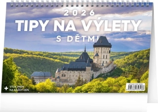 Kalendář stolní Tipy na výlety s dětmi PGS-35318
