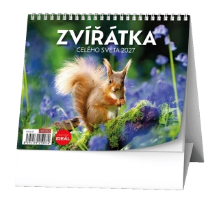 Kalendář stolní Zvířátka celého světa BSJ6