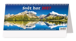 Kalendář stolní Svět hor S50