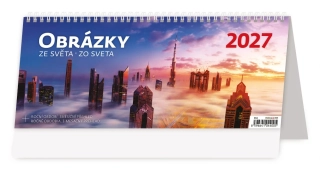 Kalendář stolní Obrázky ze světa S54