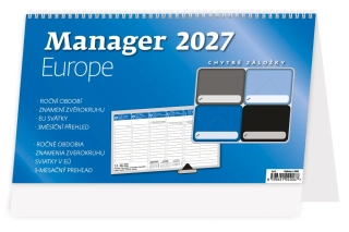 Kalendář stolní Manager Europe S60