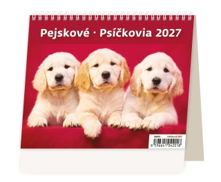 Kalendář stolní Pejskové SM13