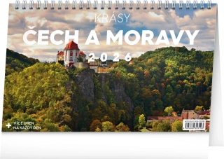 Kalendář stolní Krásy Čech a Moravy PGS-35319